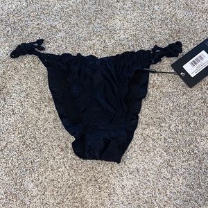 Black Cheeky Bikini Bottoms